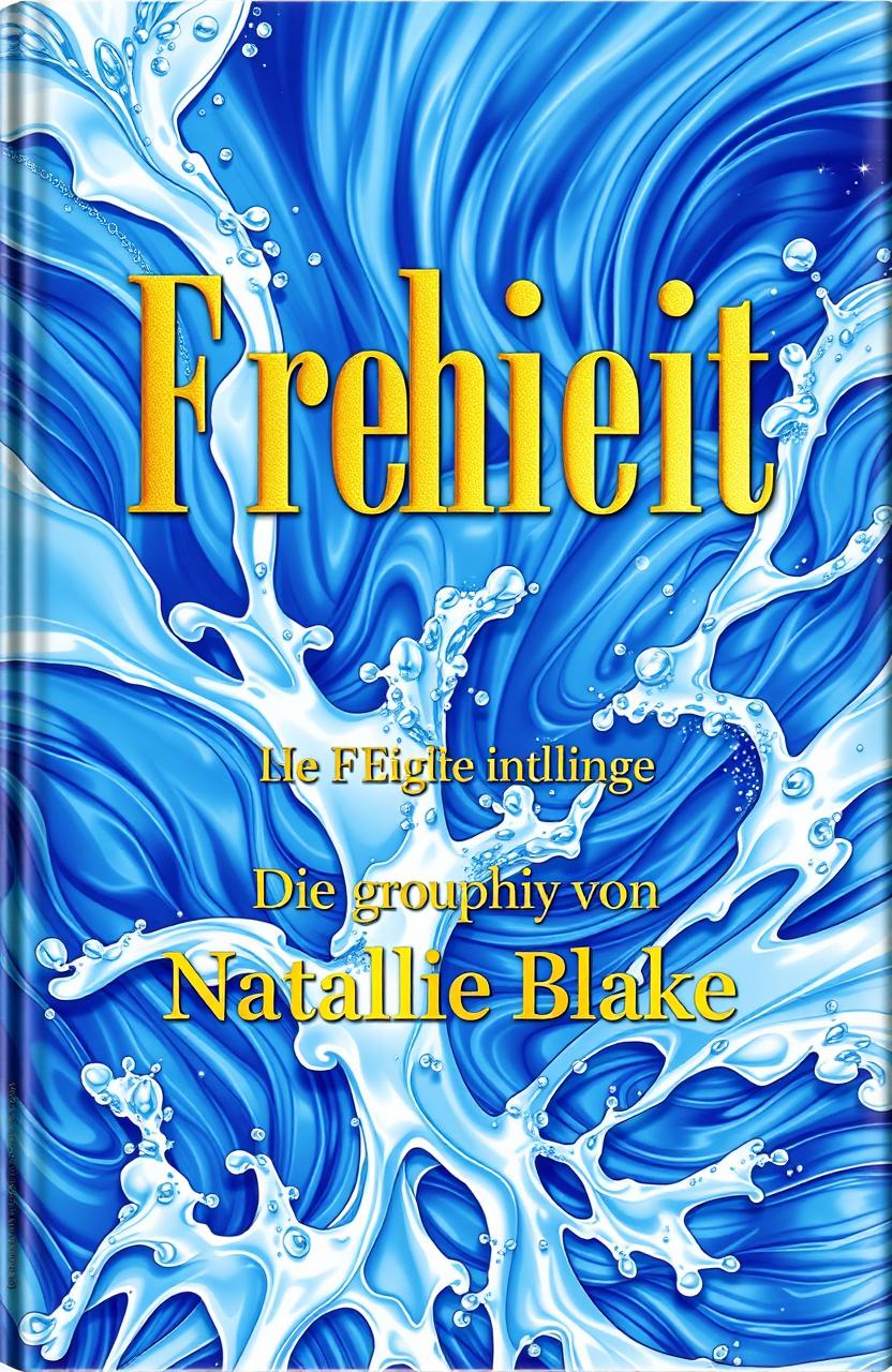 A book cover design featuring the large title 'Freiheit' prominently placed at the top center