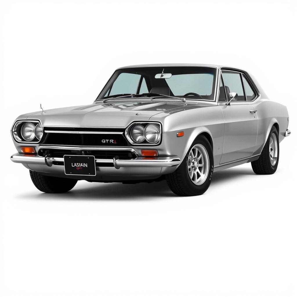 A classic 1969 Nissan Skyline GT-R, featuring elegant and robust design