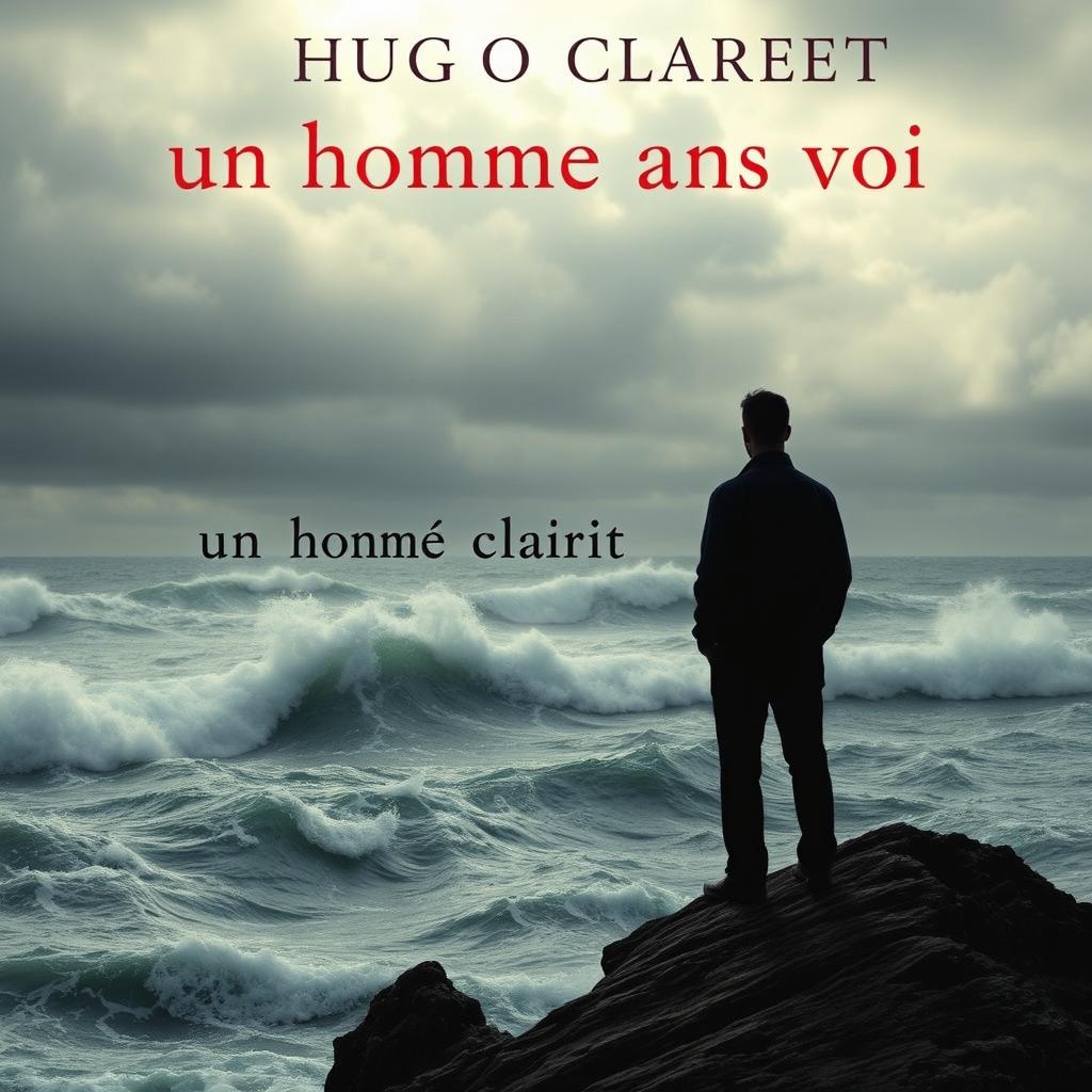 A book cover for a poetry collection titled 'un homme sans voi'