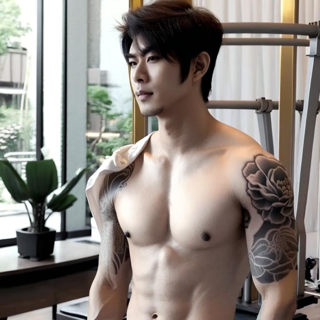 Yakuza tattoo on torso