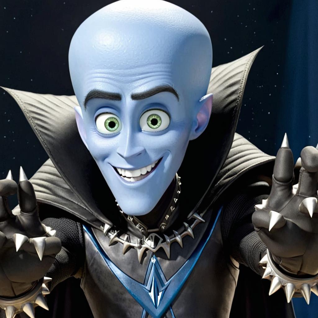 Edit a can of beer into MegaMind’s hand called ‘Drew’s Brew’