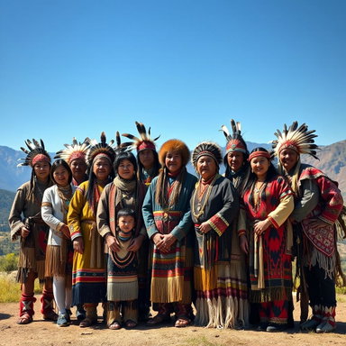 Celebrating Native American Heritage: A Vibrant Group Photo
