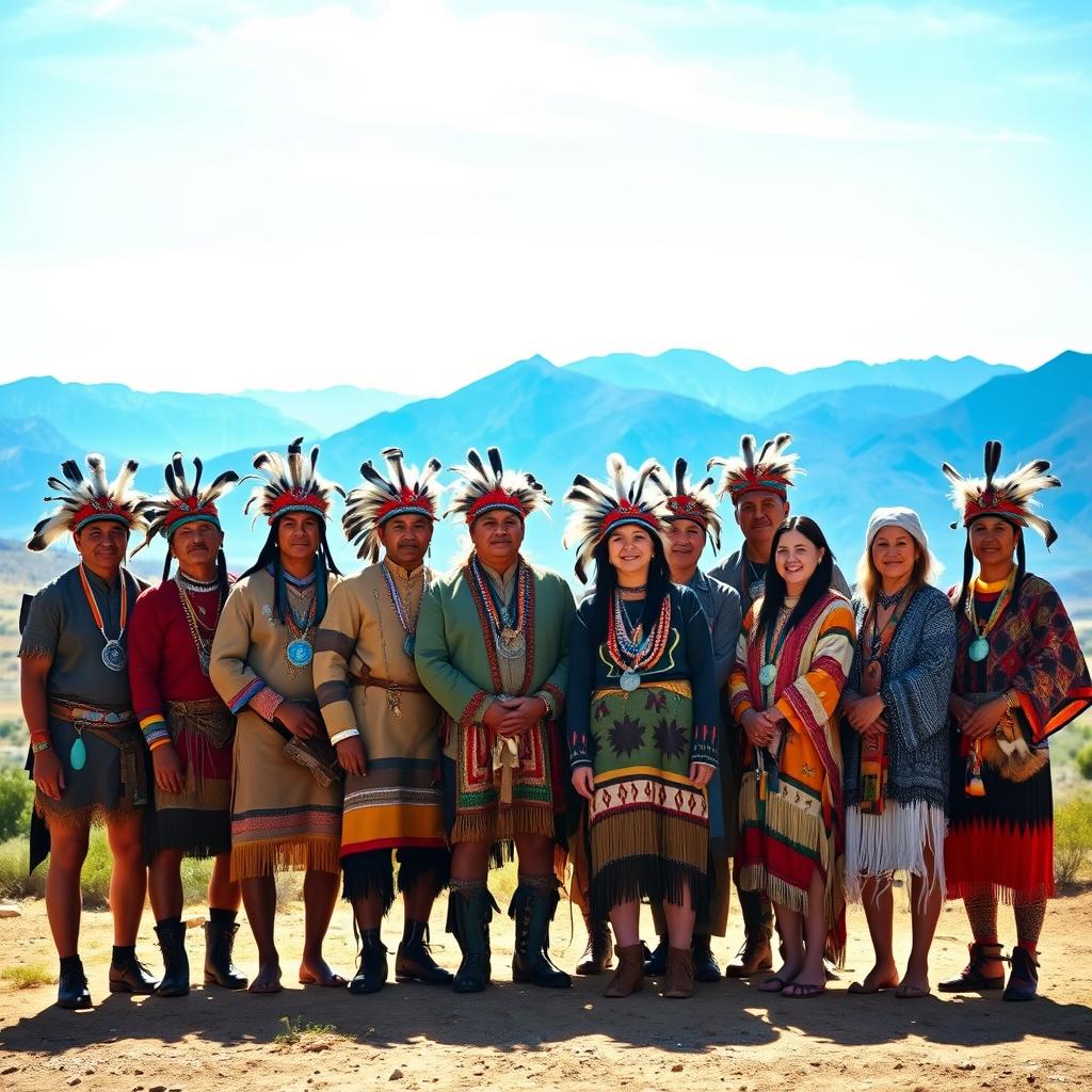 Celebrating Native American Heritage: A Vibrant Group Photo