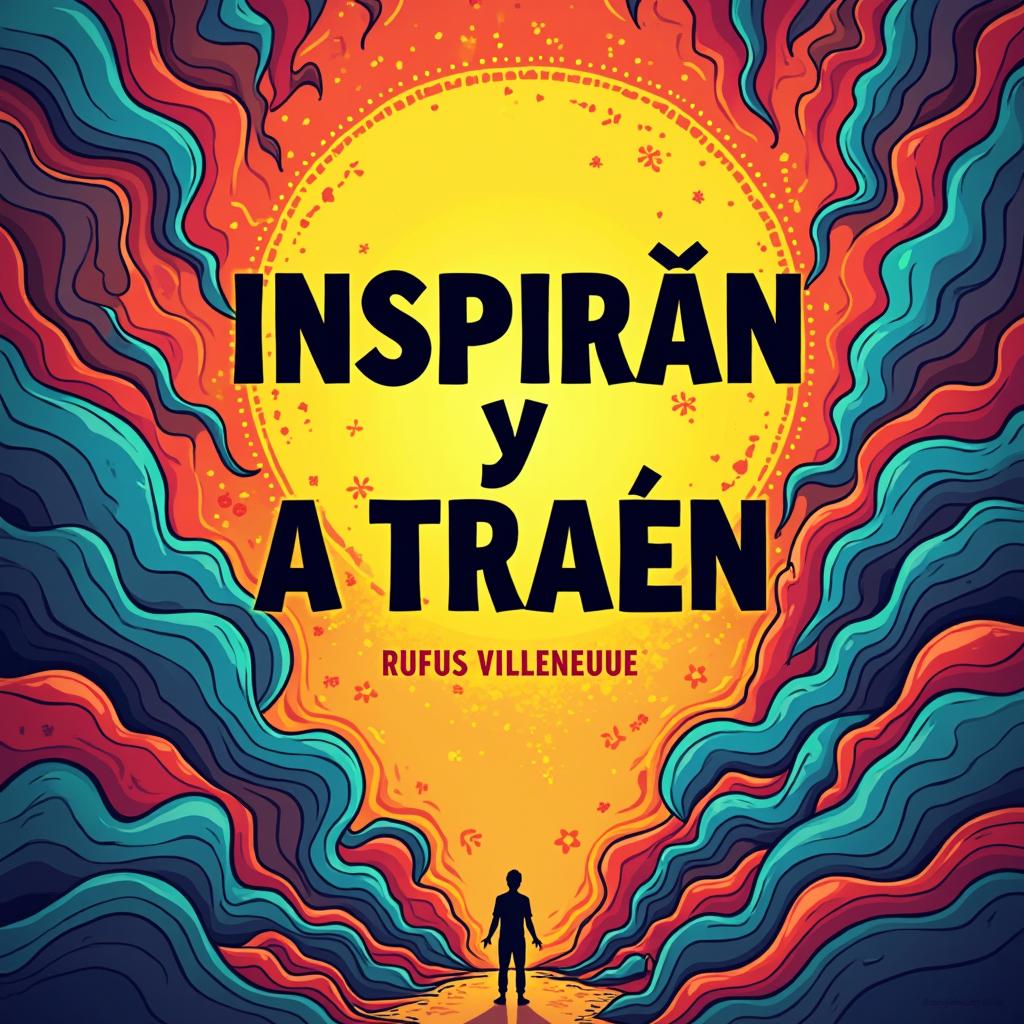 A vibrant and eye-catching clickbait thumbnail design featuring the title 'Inspiran y Atraen' prominently displayed in bold font at the center of the image