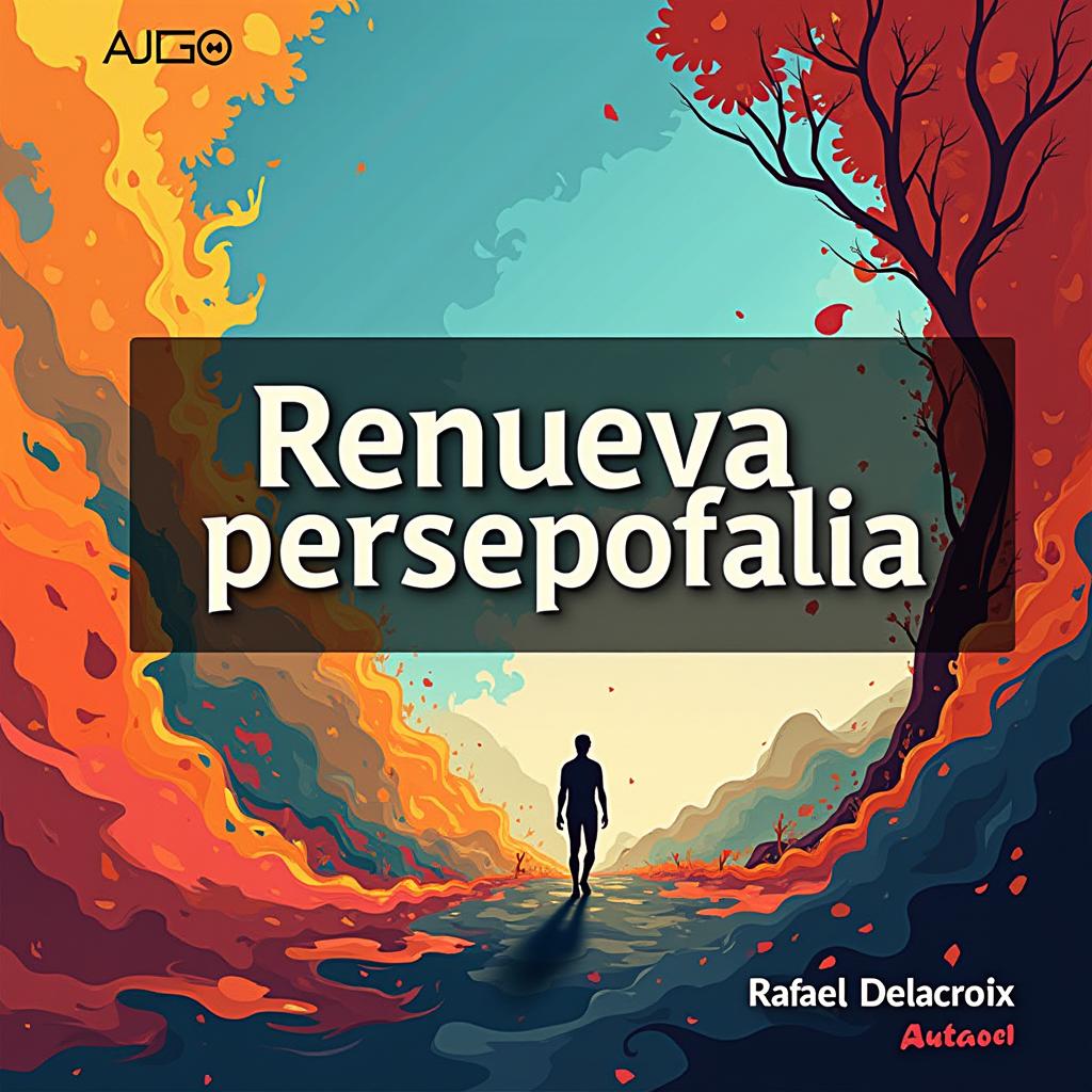 A dynamic and visually captivating thumbnail design for a video titled 'Renueva perspectiva', featuring the title prominently centered in a bold, eye-catching font