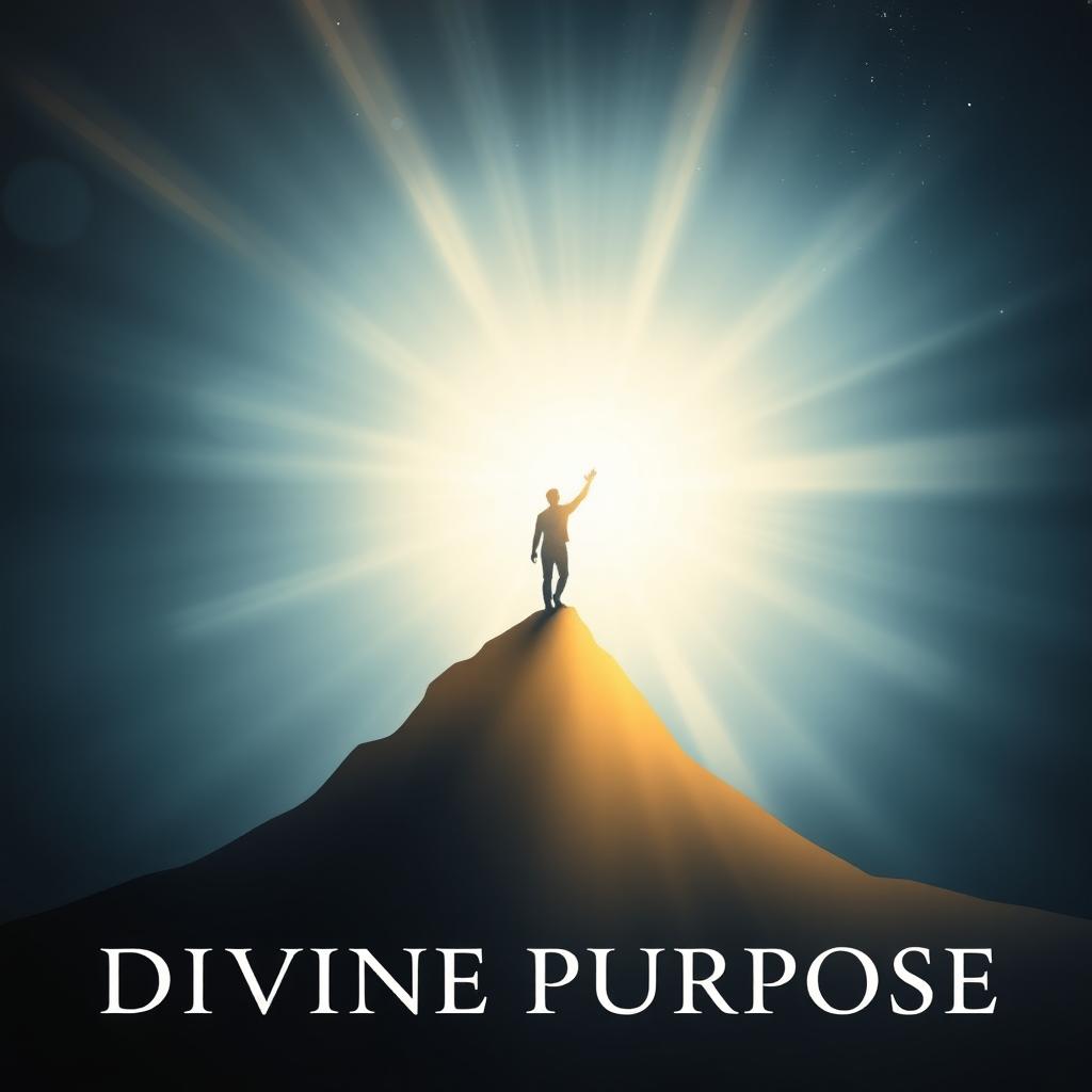 A minimalist and modern cover design that radiates transformation, growth, and divine purpose