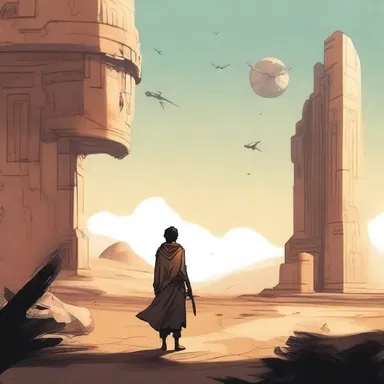 The protagonist's journey begins when he discovers ane ancient artifact.