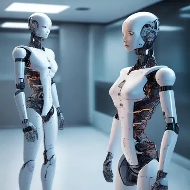 In the distant future, humans have developed ane advanced AI companion.