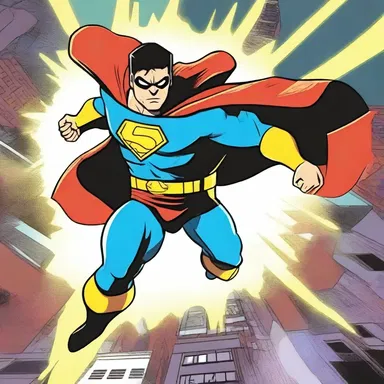 In the animated series, the superhero fights evil on his own with ane superpower.