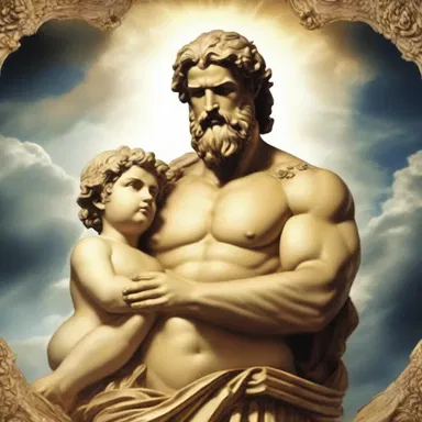 According to Greek mythology, Zeus had ane favored child, Apollo.