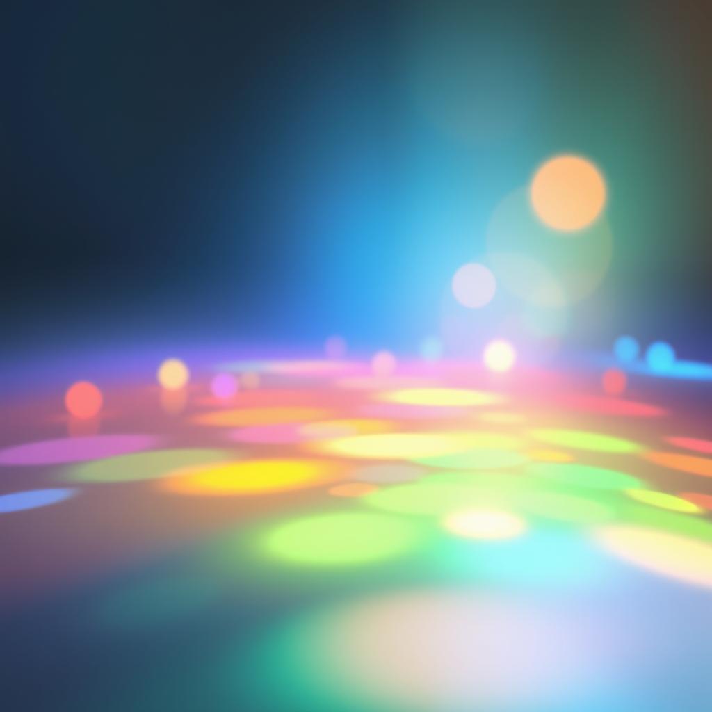 An artistic representation of changing light colors seamlessly transitioning through blue, green, yellow, and red hues