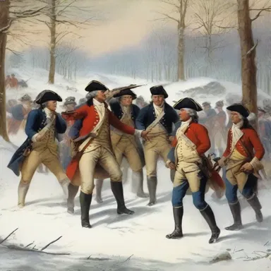 During the American Revolutionary War, ane battle took place at Valley Forge.