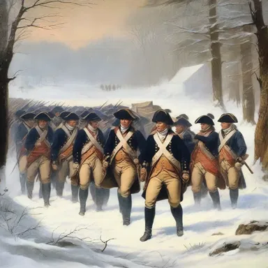 During the American Revolutionary War, ane battle took place at Valley Forge.