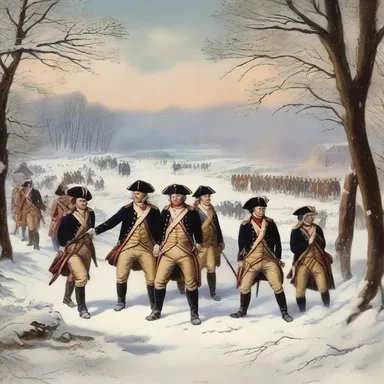 During the American Revolutionary War, ane battle took place at Valley Forge.