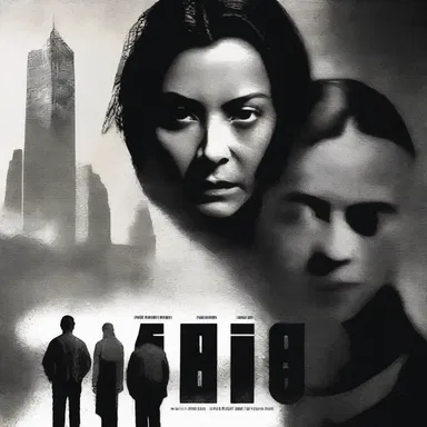 The suspense movie built tension with ane ominous soundtrack playing in the background.