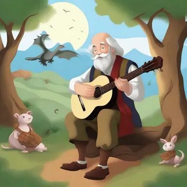 In a world of magic and dragons, the anecdotic bard entertained the villagers with his captivating stories.