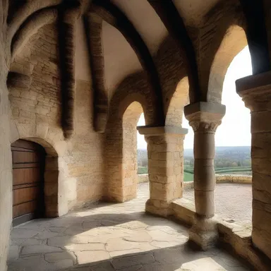 The historical anecdotes shared by the architect inspired the design of the medieval-themed castle.