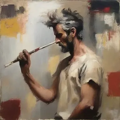 The painter loved to incorporate anecdotic elements into his artwork, adding depth and storytelling to each piece.