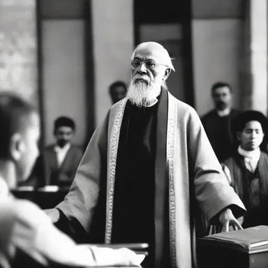The religious leader often added anecdotic stories to his sermons, helping the congregation connect with the teachings.