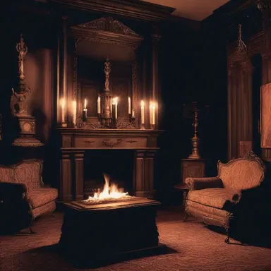 In the haunted mansion, the guests gathered around the fireplace, sharing chilling anecdotic tales of supernatural encounters.