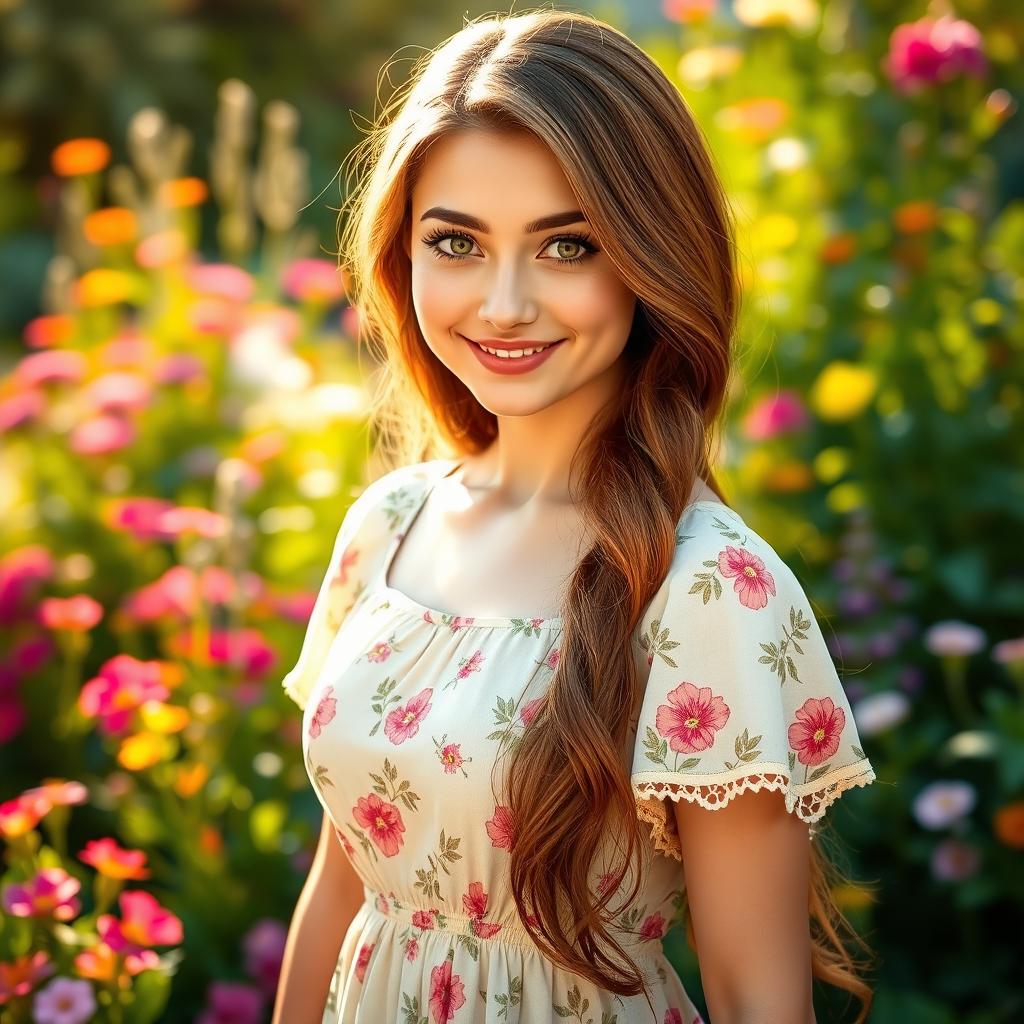 A portrait of Lidia Rise, showcasing her striking features