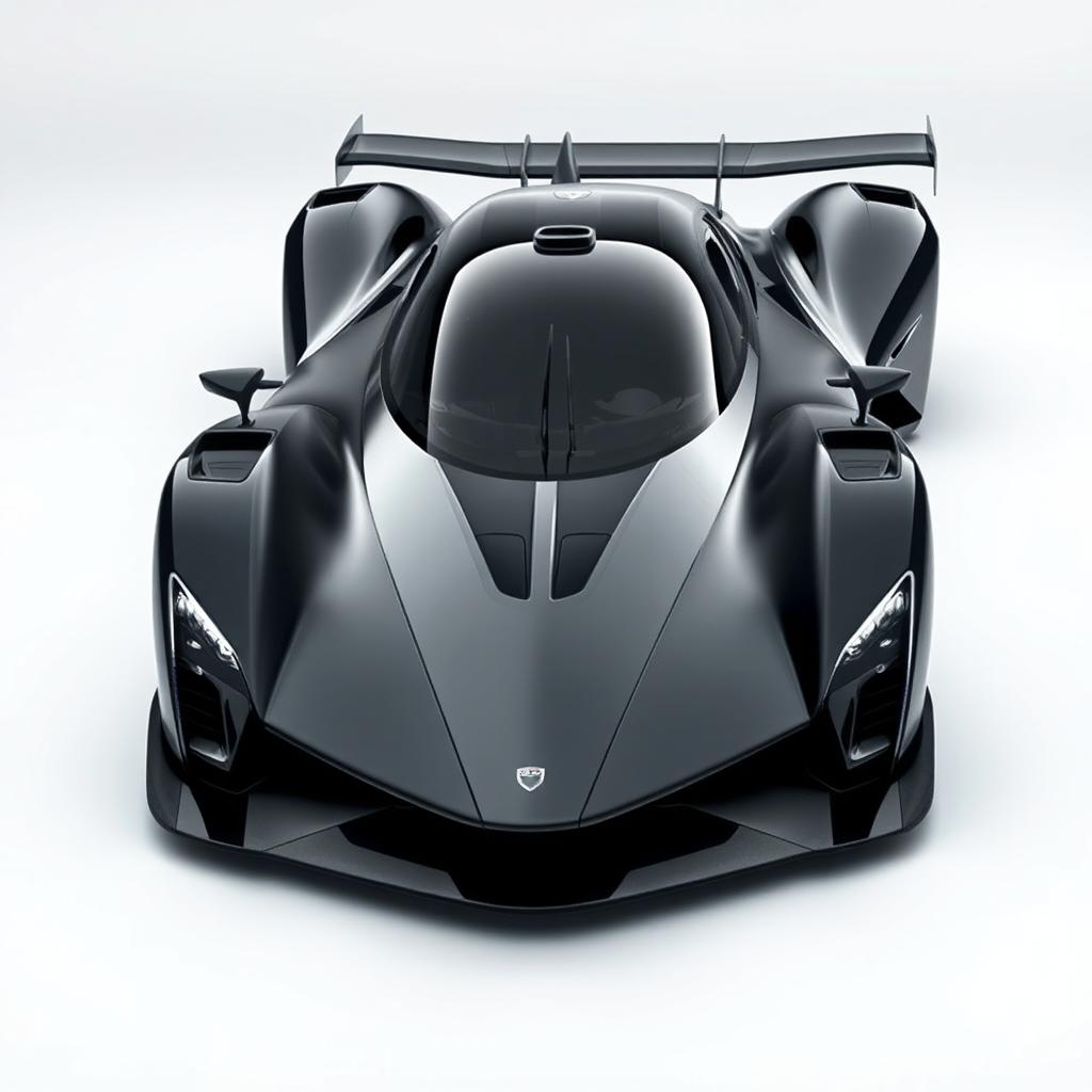 A fast, aerodynamic futuristic hyper Le Mans car featuring a cutting-edge design that showcases its realism and high performance