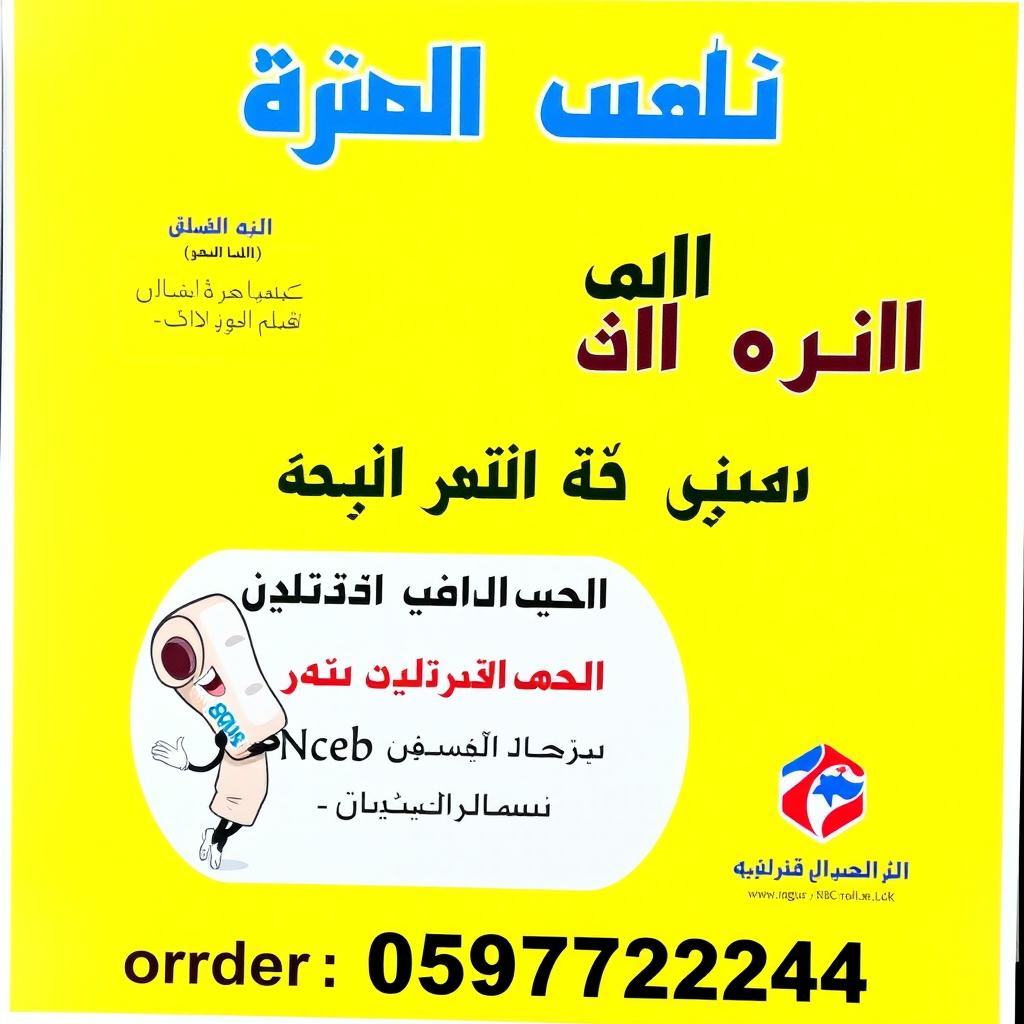 An advertisement for a printing service featuring vibrant yellow background