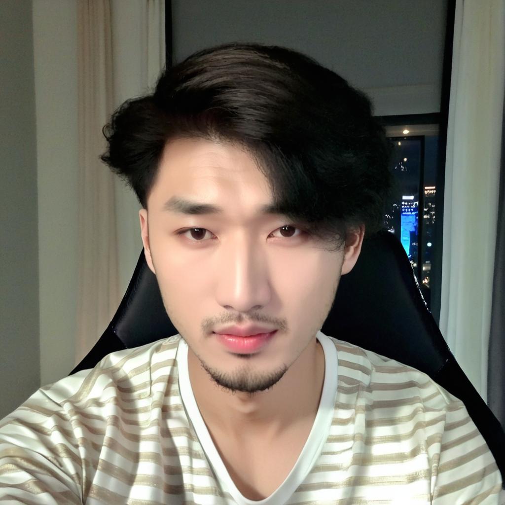 Change my hair with curly hair