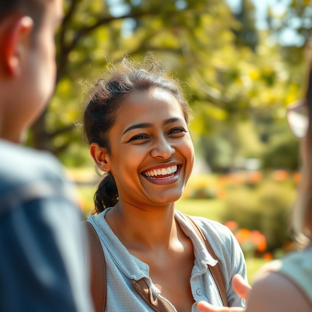 Joyful Conversations in a Sunny Park | Idyllic Ideas