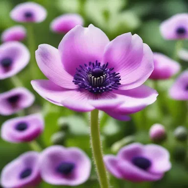 In the magical kingdom, anemones were used as portals to other realms.