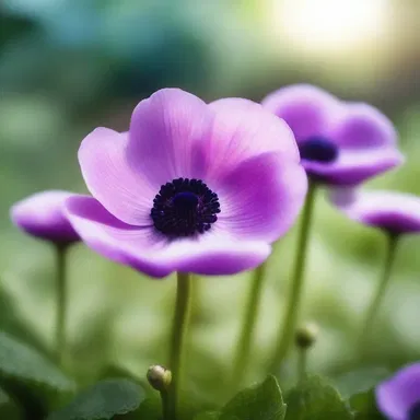 In the magical kingdom, anemones were used as portals to other realms.