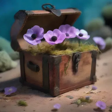The novel's protagonist stumbled upon a hidden treasure chest filled with valuable anemones.