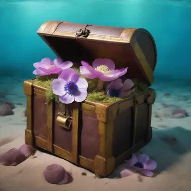 The novel's protagonist stumbled upon a hidden treasure chest filled with valuable anemones.
