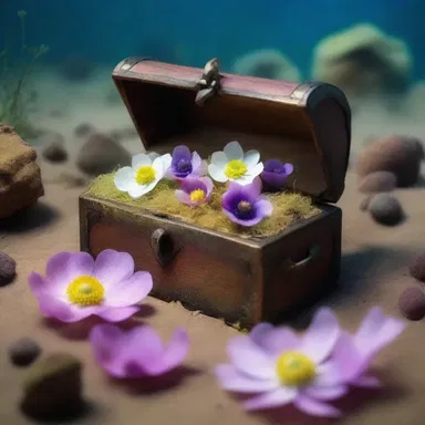 The novel's protagonist stumbled upon a hidden treasure chest filled with valuable anemones.