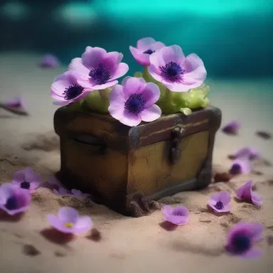 The novel's protagonist stumbled upon a hidden treasure chest filled with valuable anemones.