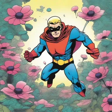 In the comic series, the superhero's sidekick had the ability to summon an army of anemones for protection.