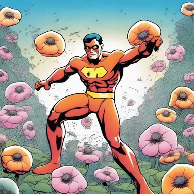 In the comic series, the superhero's sidekick had the ability to summon an army of anemones for protection.
