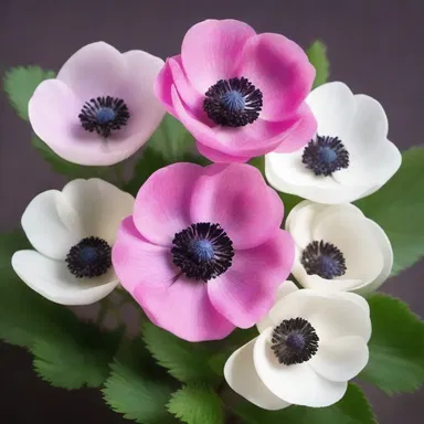 In some religious ceremonies, anemones are considered sacred flowers symbolizing purity and divine blessings.