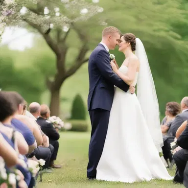 The couple exchanged anemone-themed wedding vows, promising eternal love and devotion.