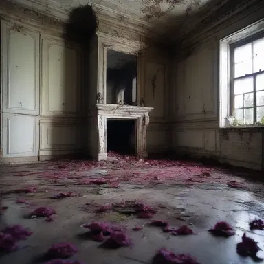 The abandoned mansion was infested with carnivorous anemones that devoured anyone who entered.