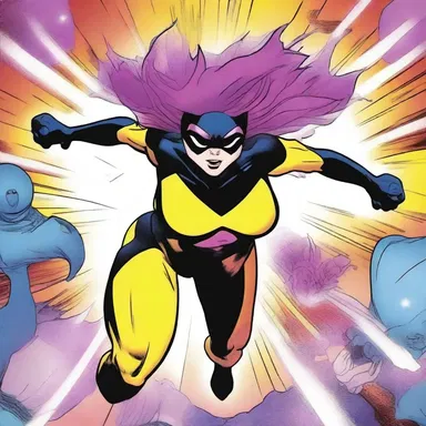 The comic book depicted a superhero with the ability to control anemone-like energy, using it to fight against evil.