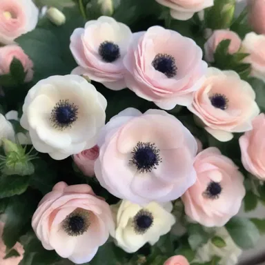 Why did the anemone blush? Because it saw the beautiful garden roses!