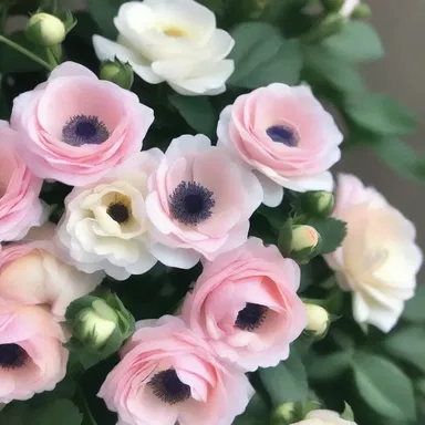 Why did the anemone blush? Because it saw the beautiful garden roses!