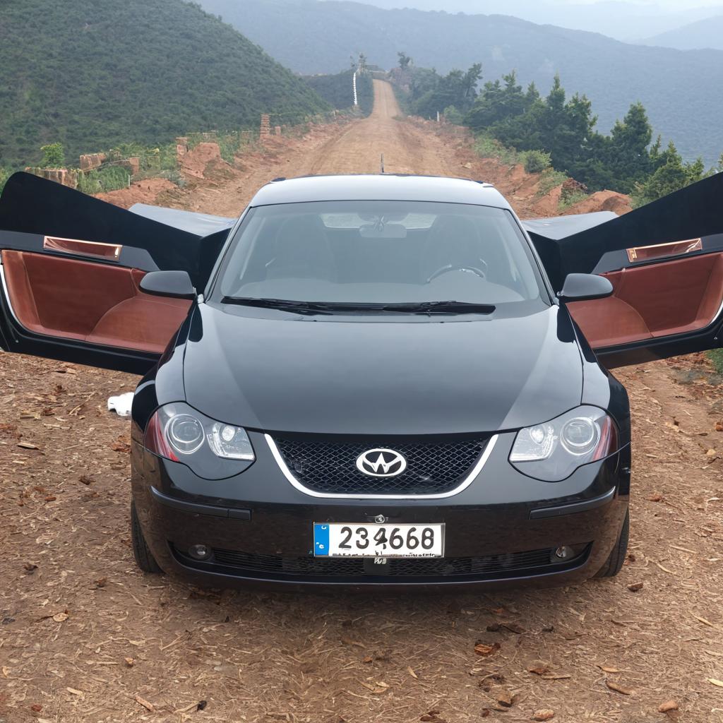 Put my car in a road