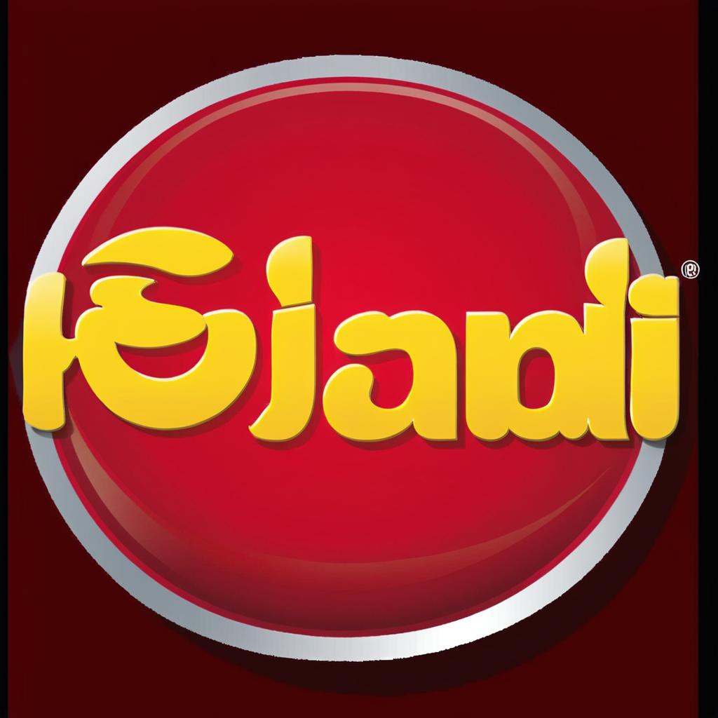 i want a more textual lockup for the text * taste Eid with Shan* keep  brand colors that is maroonish red and yellow