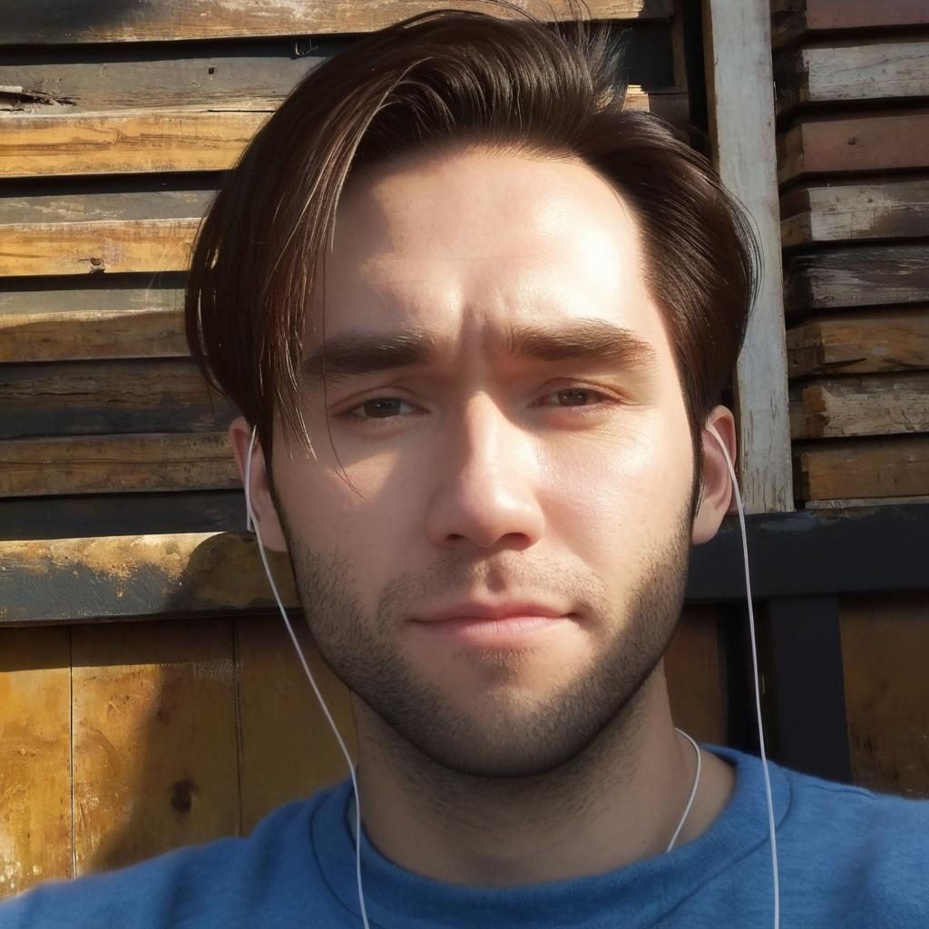 Retrata la imagen, copiando exactamente los objetos de fondo y el rostro del muchacho. Utiliza la animación japonesa tradicional en 2D, simulando el estilo de dibujo parecido al de ghibli