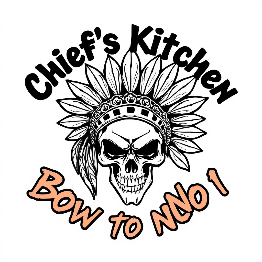 A striking black and white logo featuring a menacing skull engulfed in flames, symbolic of Ghost Rider