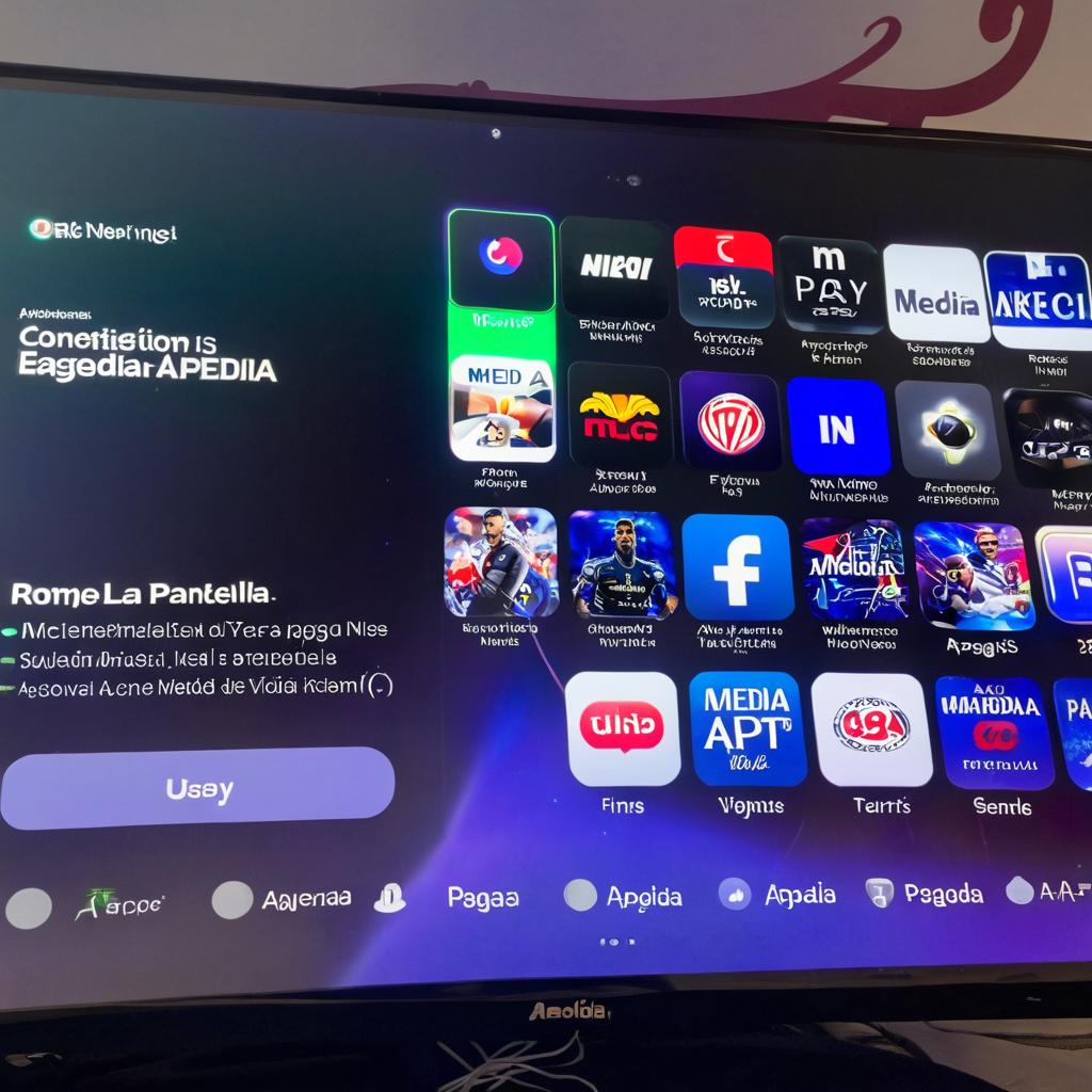 rompe la pantalla de forma que este media encendida y media apagada