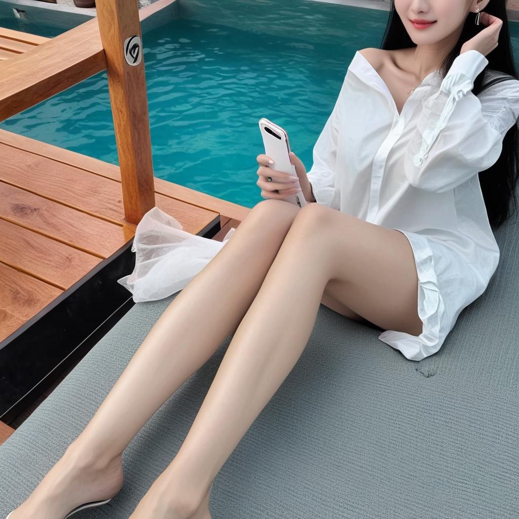 Please remove the white piece of material between the legs