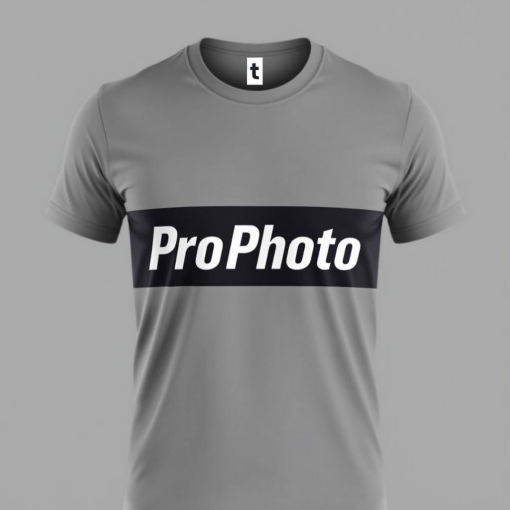 A high-quality working T-shirt featuring a bold, eye-catching branded inscription that reads "Pro Photo"